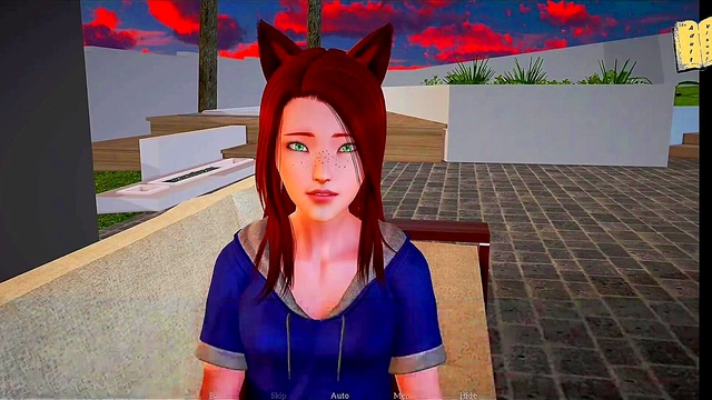 Teen Step-Sister Seduces Big-Ass MILF for Erotic Fun in My New Family Anime