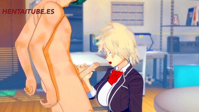 Mitsuki Bakugou Gets Fucked by Midoriya Deku in Boku No Hero Academia Hentai