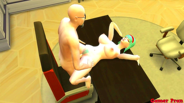 Bulma’s Hot Japanese Milf Maid Cheats With Boss While Husband Watches Cuckolded