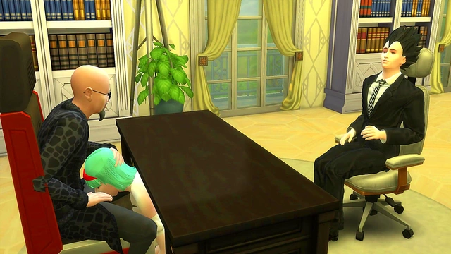 Bulma’s Hot Japanese Milf Maid Cheats With Boss While Husband Watches Cuckolded