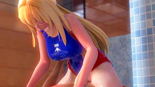 Big-Titted Cartoon Babe Teases in Bikini Before Doggy Style Bliss & Blowjob Feast