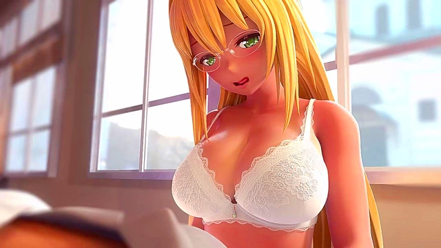 Big-Titted Cartoon Babe Teases in Bikini Before Doggy Style Bliss & Blowjob Feast