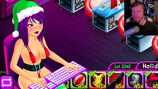 Horny Teacher Gets Pound Doggy Style & Licks Candy Cane in Hentai Fun