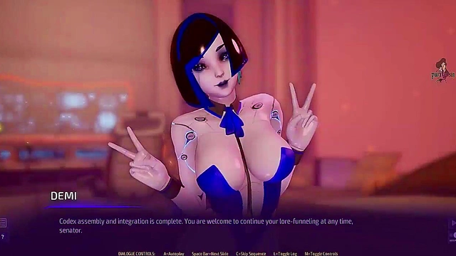 Big-Ass MILF Waifu Gets Fucked By Robots In StudioFOW's Subverse Anime Adventure