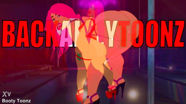 Big-Ass PinkyXXX Twerks Seductively at Anime Strip Club for Money Drop