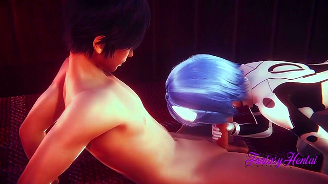 Rei Ayanami Enjoys Intense 3D Evangelion Hentai Sex With Shinji Ikari