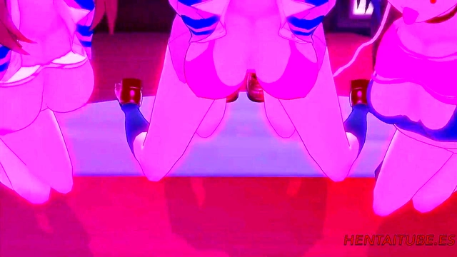 My Hero Academia Hentai – Momo, Ochako & Kyoka in Wild 3D Cartooon Orgy with Deku, Todoroki & Bakugo