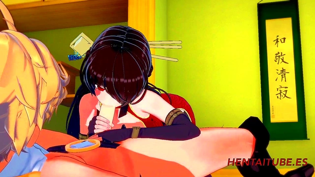 Beidu & Aether’s Steamy Genshin Impact 3D Anime Sex Adventure With Cocksucker Bliss & Church Creampie