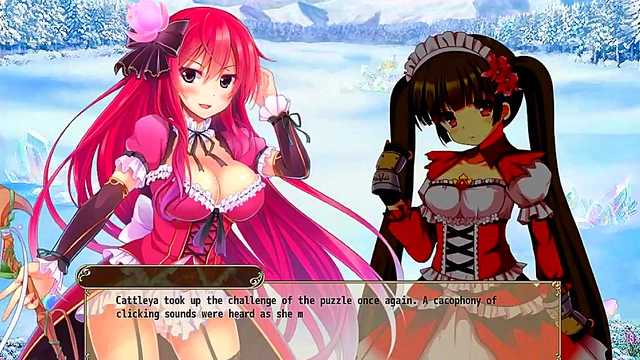 Cute Flower Knight Maid With Big Tits Seduces You In Anime Story Walkthrough