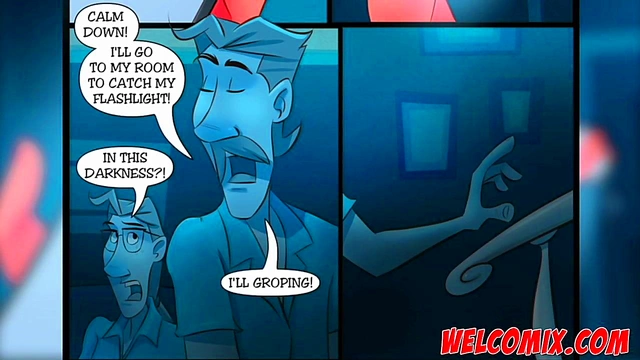 Naughty Teen Anime Couple Engage in Taboo Fun Under Total Blackout