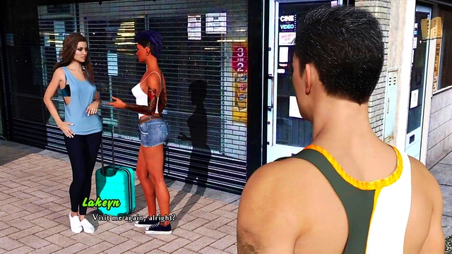 Hot Blonde Enjoys Big-Ass Blowjob Action In Erotic Visual Novel Scene