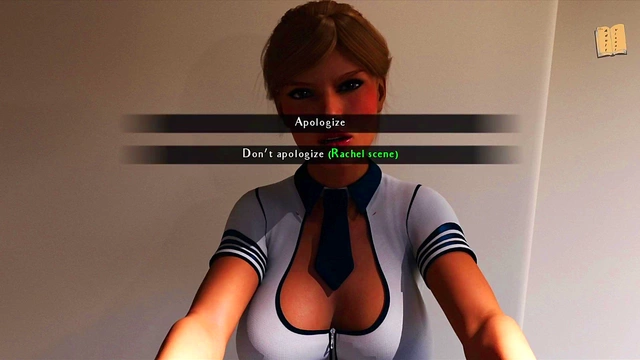 Hot Blonde Enjoys Big-Ass Blowjob Action In Erotic Visual Novel Scene