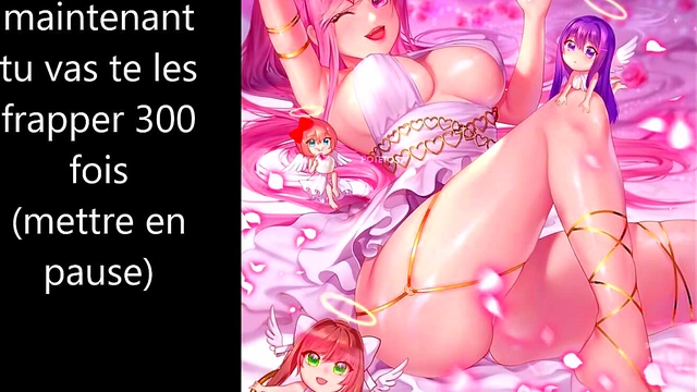 Hentai Femdom JOI – DDLC Ice Play & Pet Play CBT Seduction