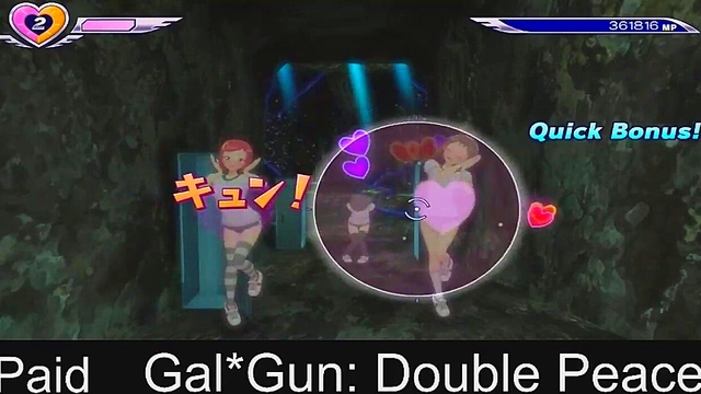 Horny Anime Girls from Gal*Gun Get Steamy in Hot Shooter Action