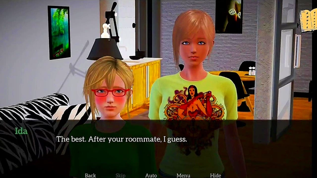 Big-Titted 3D Cartoon Chick Gets Fucked By Her New Step-Family At Home