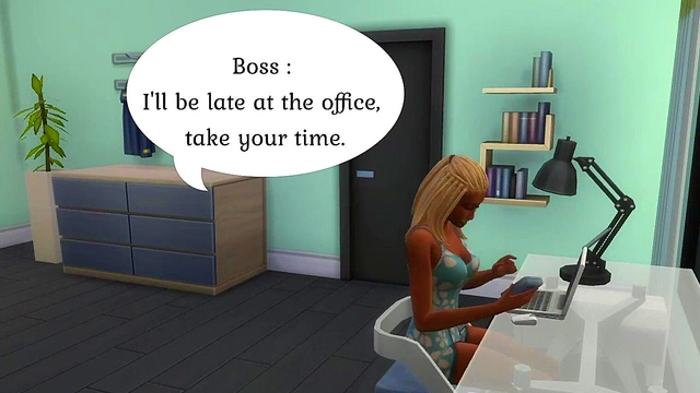 Sims 4 Animated Girl Masturbates Before Work With Handjob & Pussy Play