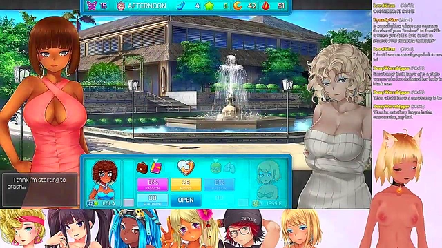 Lewd VTuber Neko’s Anime Threesome in Lingerie During Live Game Stream