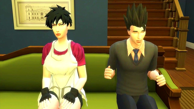 Videl Cheats With Perverted Master Roshi While Gohan Watches Cuckolded