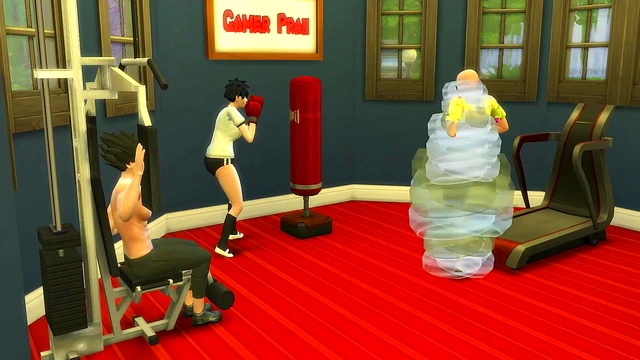 Videl Cheats With Perverted Master Roshi While Gohan Watches Cuckolded