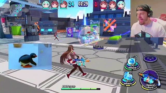 Hentai Squirt Gun Battle Ends With Wet Girls And Juicy Finale