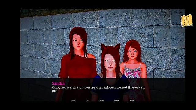 Teen Stepdaughter Seduces MILF Mom With Big Tits And Ass In Erotic Visual Novel Adventure