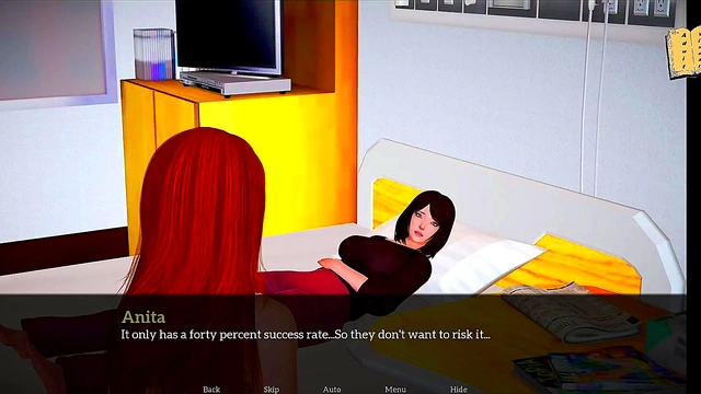 Teen Stepdaughter Seduces MILF Mom With Big Tits And Ass In Erotic Visual Novel Adventure