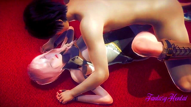Claire Farron from Final Fantasy XIII Gives Handjob, Blowjob & Gets Fucked for Creampie