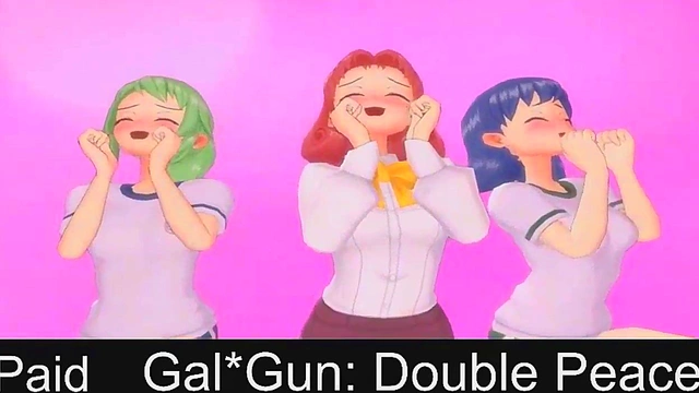 Hentai Anime Gal*Gun – Sexy Game Girls Shoot Pleasure In Steamy Scenes