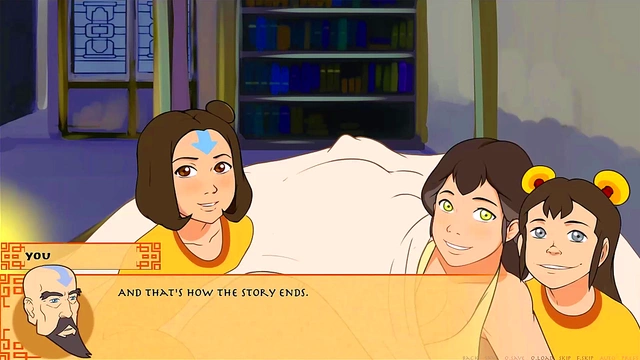Hentaied Heroines – Toph, Katara, Korra & Jinora Seduce in Spooky Times