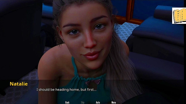 Natalie's First Date Ends With Teen Hentai Blowjob & Big-Ass Action