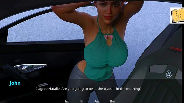 Natalie's First Date Ends With Teen Hentai Blowjob & Big-Ass Action