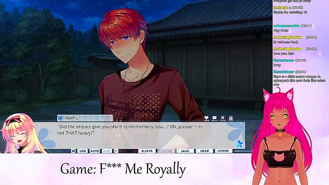 Lewd Vtuber Neko Gets Kissed & Played Royally In Anime Livestream