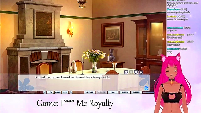 Lewd Vtuber Neko Gets Kissed & Played Royally In Anime Livestream