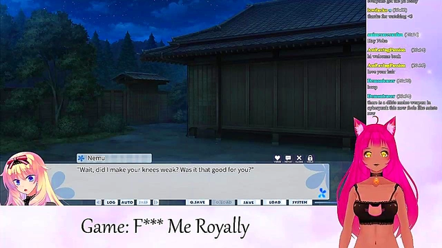 Lewd Vtuber Neko Gets Kissed & Played Royally In Anime Livestream