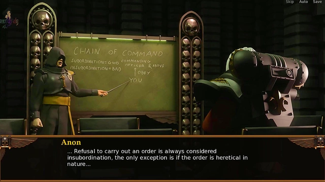 Albino Warhammer Battle Sister Trains Naked With Muscle Women In Armor