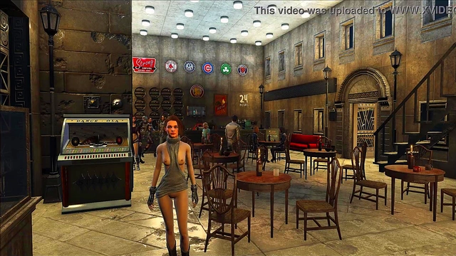 Sexy 3D Anime Jill Valentine Gets Wild in Fallout 4 Tavern Scene