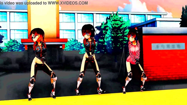 Cyborg Girls Dance Seductively in Anime Music Video