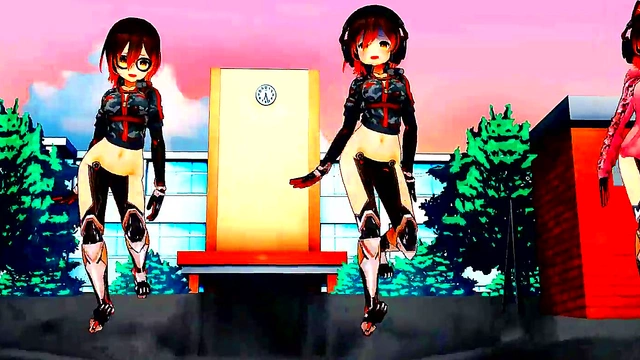 Cyborg Girls Dance Seductively in Anime Music Video