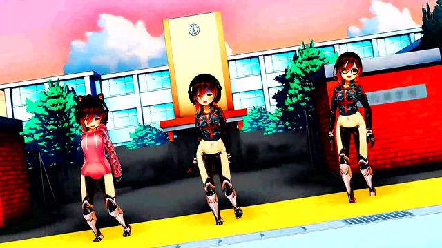 Cyborg Girls Dance Seductively in Anime Music Video