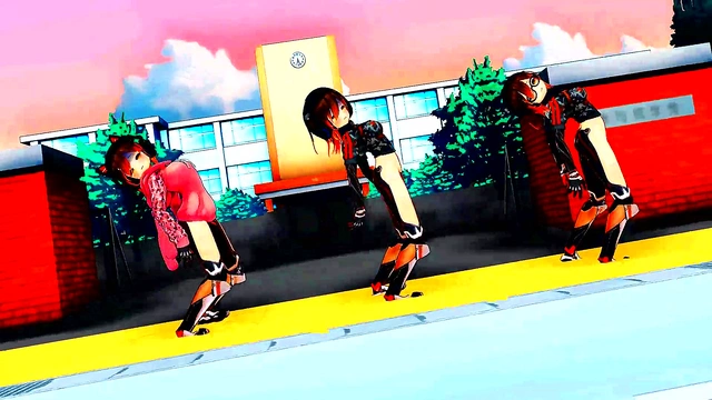 Cyborg Girls Dance Seductively in Anime Music Video