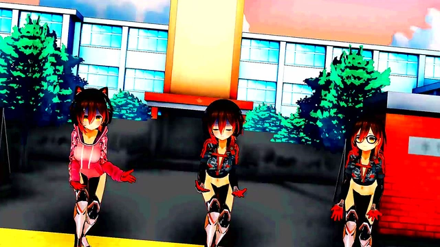 Cyborg Girls Dance Seductively in Anime Music Video