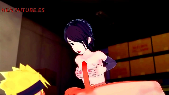 Sarada Gets Fucked by Naruto for 3D Hentai Crem Pie & Big Tit Action
