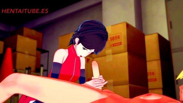 Sarada Gets Fucked by Naruto for 3D Hentai Crem Pie & Big Tit Action