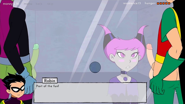 Raven's Seductive Handjob With Terra & Starfire in 18Titans Hentai Adventure