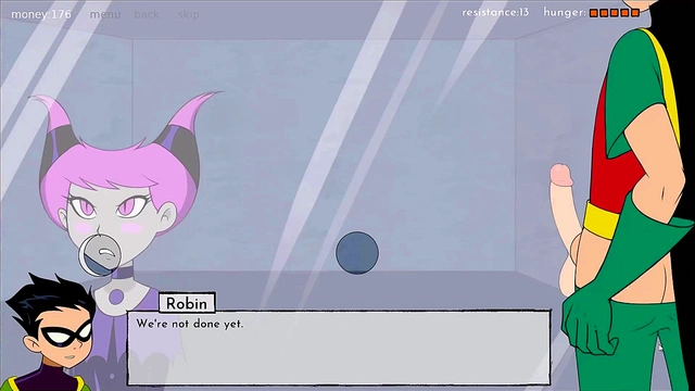 Raven's Seductive Handjob With Terra & Starfire in 18Titans Hentai Adventure