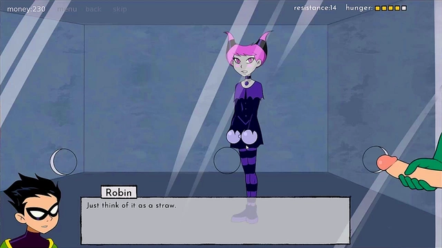 Raven's Seductive Handjob With Terra & Starfire in 18Titans Hentai Adventure