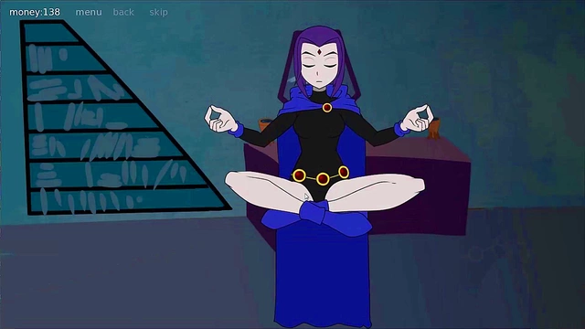 Raven's Seductive Handjob With Terra & Starfire in 18Titans Hentai Adventure