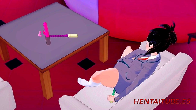 Momo Yaoyorozu Fingers & Squirts in Boku No Hero Academia 3D Hentai