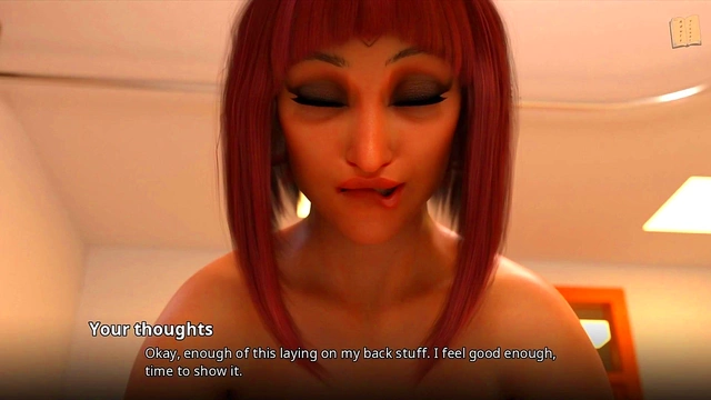 Hot Redhead Teen With Big Tits And Ass Has Wild Hentai Fun At Home