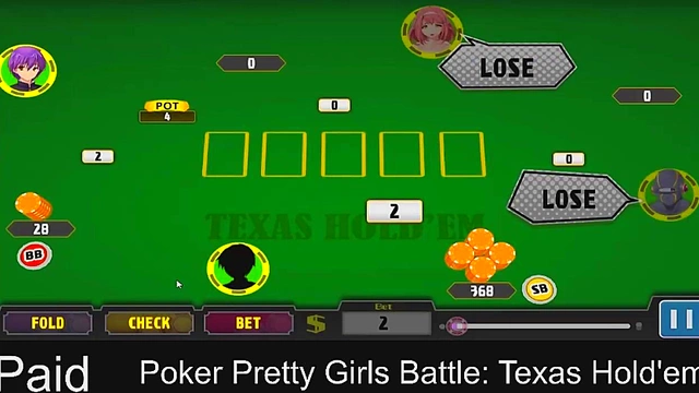 Horny AnimeGirls Play Steamy Poker for Erotic Rewards inTexasHold'em Round 4